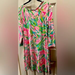 Lilly Pulitzer long sleeve dress excellent condition-XL
